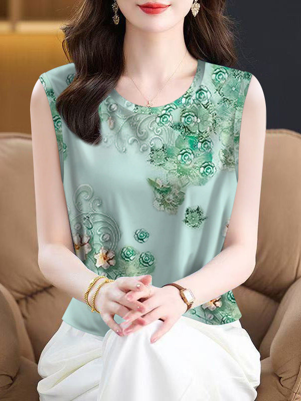 Ladies' High-end Base Sleeveless Slim Fit Versatile Camisole Vest