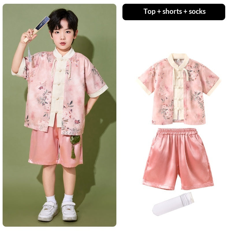 Chinese Style Design Childrens Outfit Set