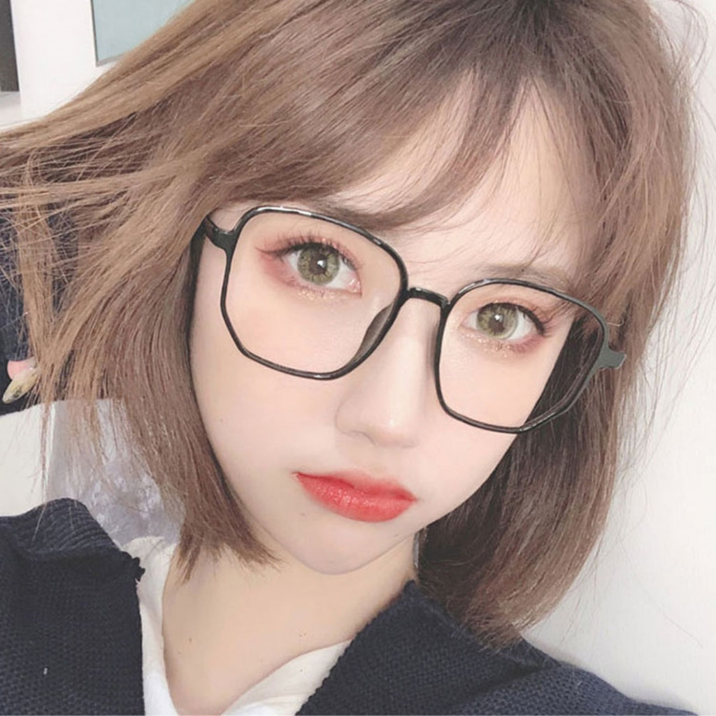 Lijia Korean Version Large Frame Anti Blue Light Goggles, Internet Famous, Same Style Glasses 1535