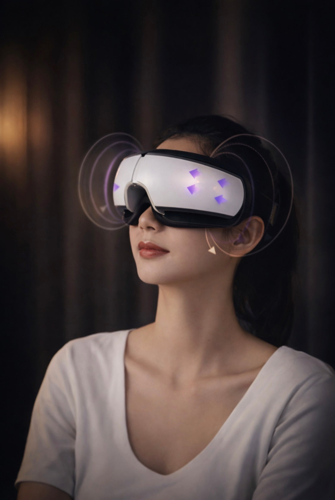 Eye Massager Air Pressure Eye Massager Hot Compress Massage Eye Mask