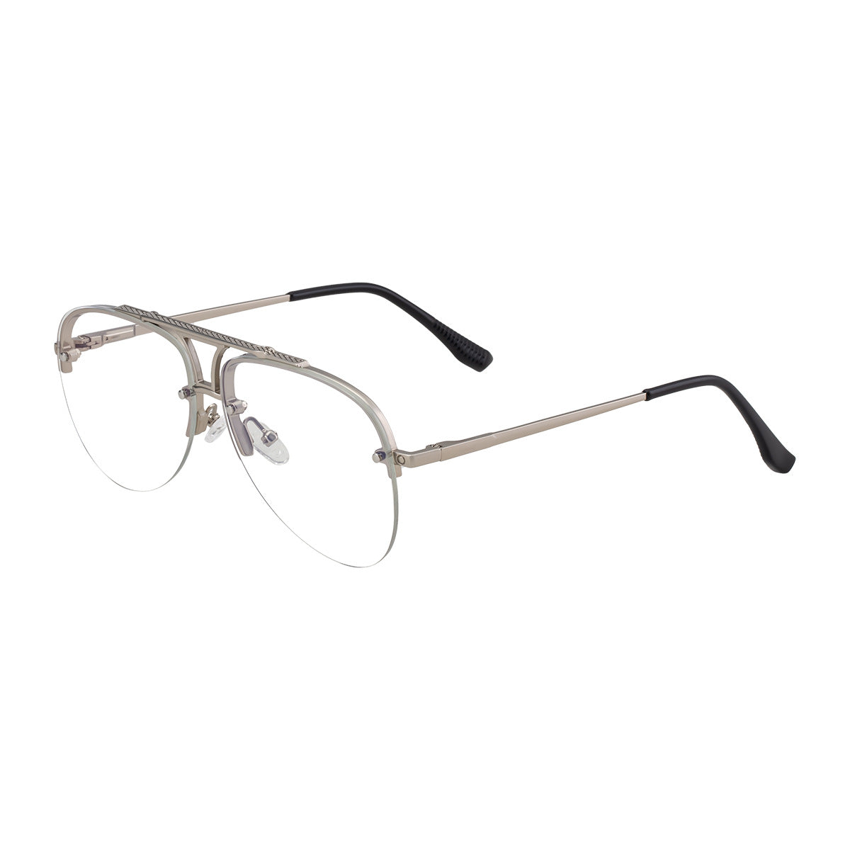 Mens Fashion Metal Half-Frame Sunglasses