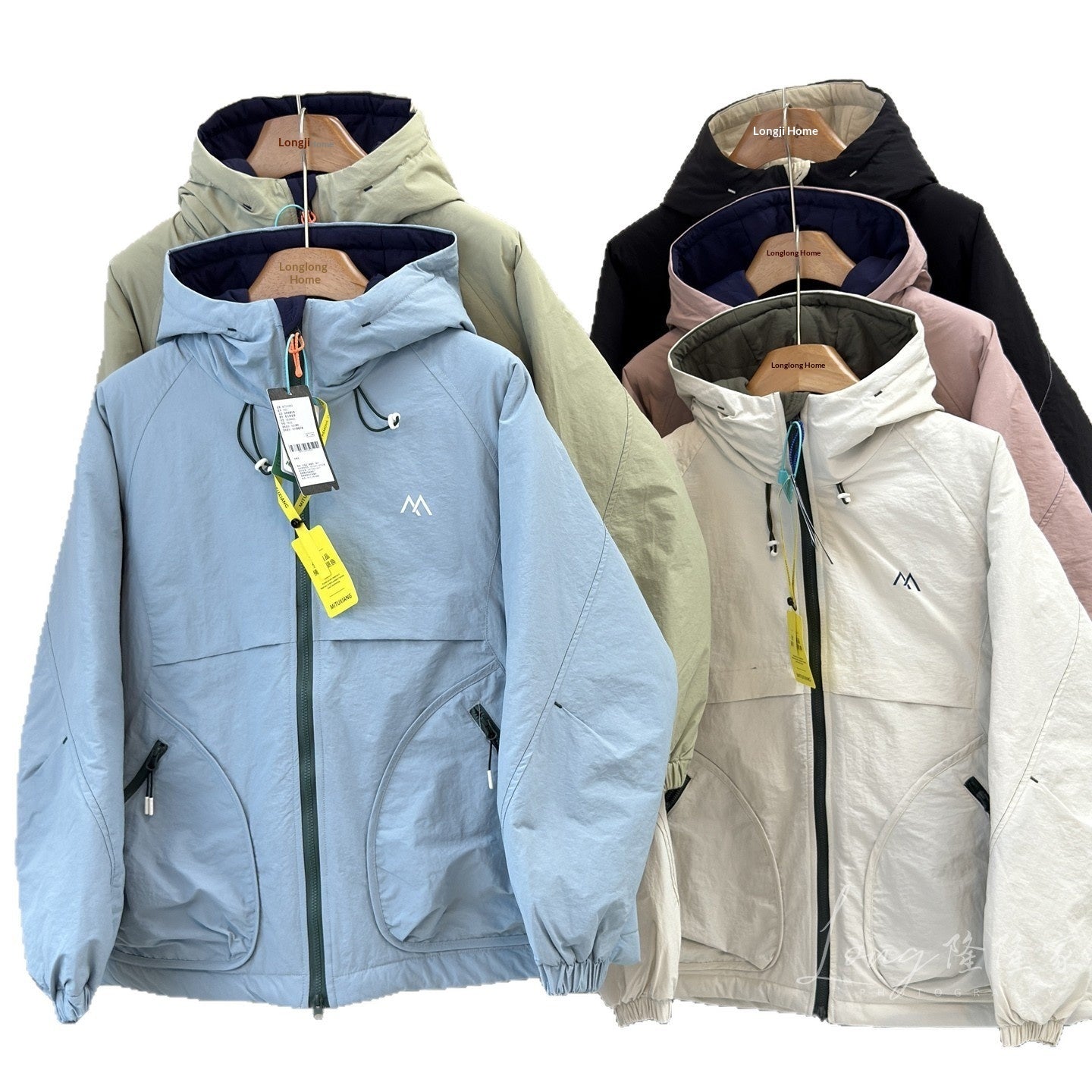 Lightweight Warm And Waterproof Outdoor Mountain-style Quilted Hooded Jacket