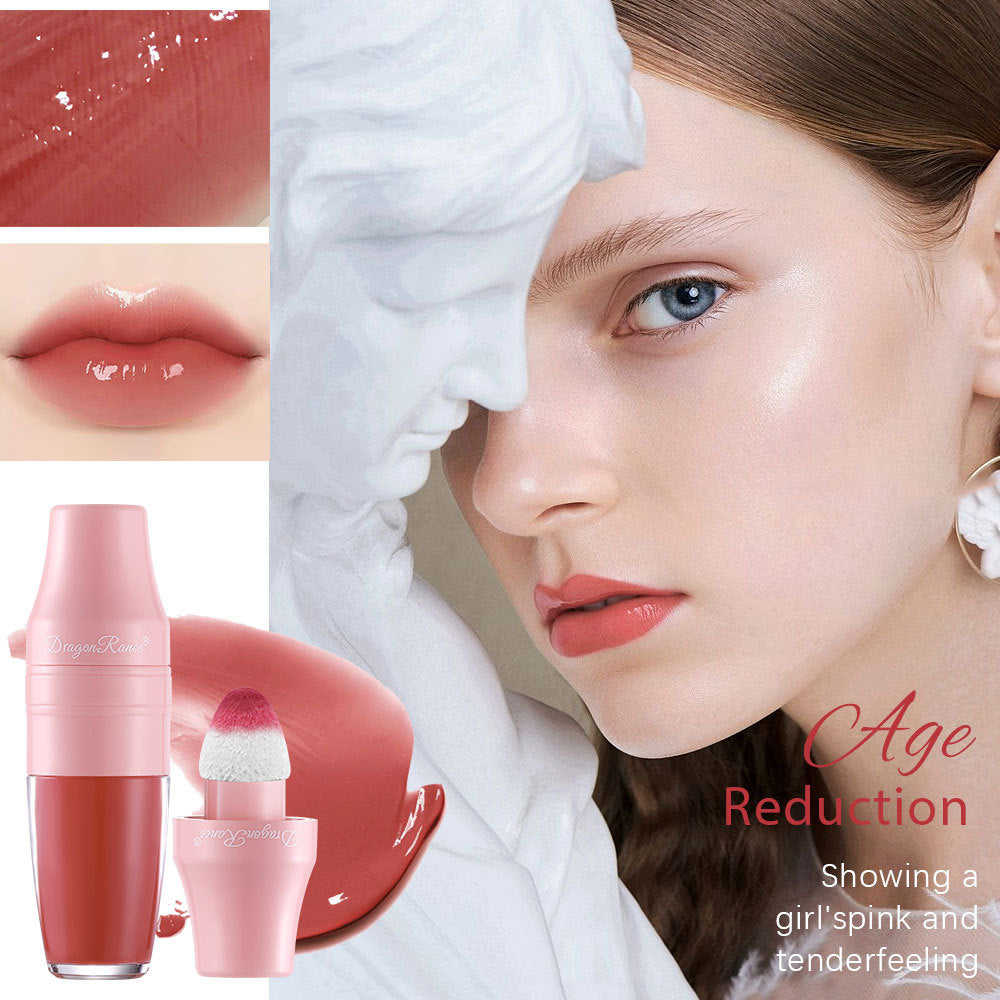 Shake Mirror Lip Stain Lacquer Waterproof Nonstick Cup