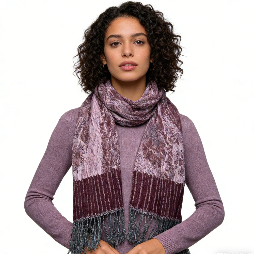 2pcs Glamorous Dinner Accessory Rich Jacquard Texture Catches Light Evening Jacquard Scarf,Luxe Look For Evening Wear,Scarf,vacation,daily Life,evening Party,Office Appropriate Subtlety For Women Men