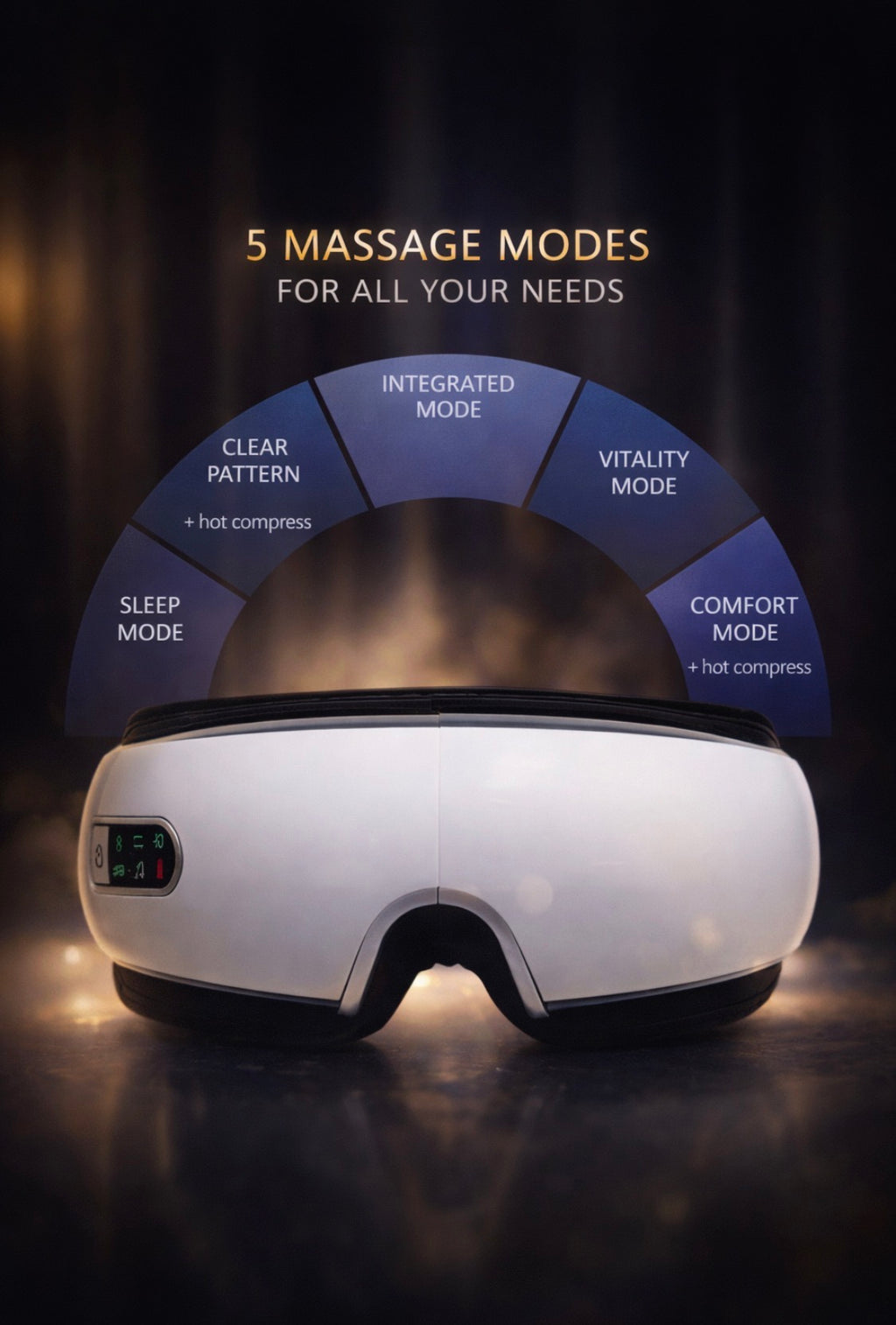 Eye Massager Air Pressure Eye Massager Hot Compress Massage Eye Mask