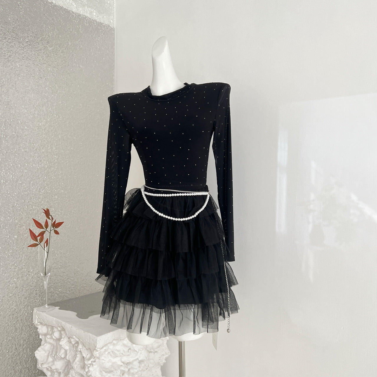 Sparkly Rhinestone Accents Delicate Rhinestone Embellishments Add A Luxurious Shine, Perfect For Catching The Light At Birthday Parties And Evening Events