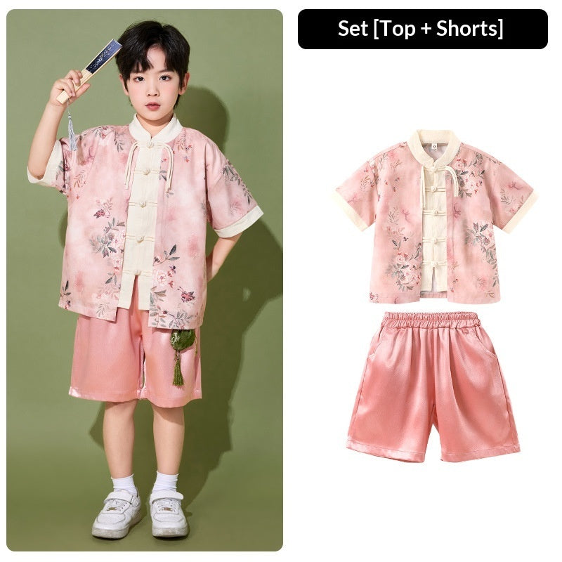 Chinese Style Design Childrens Outfit Set
