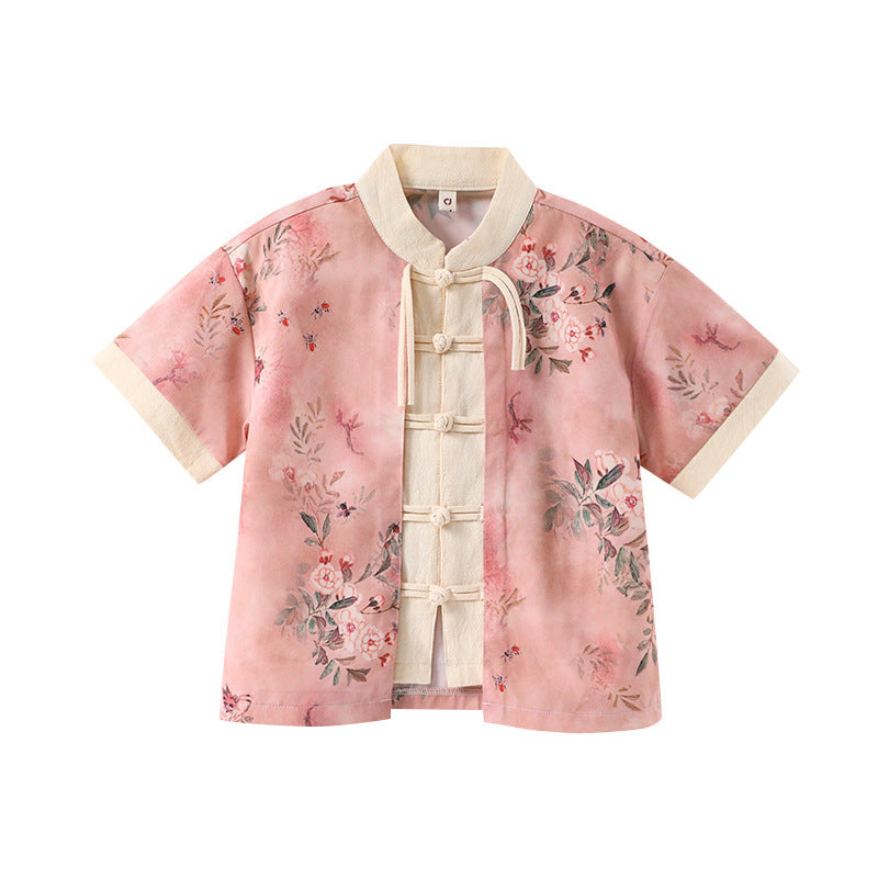 Chinese Style Design Childrens Outfit Set