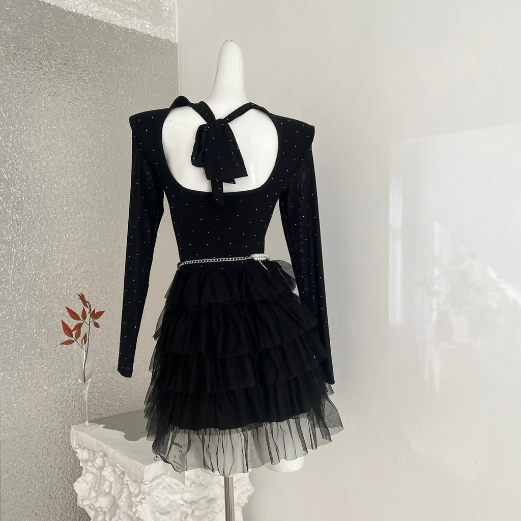 Sparkly Rhinestone Accents Delicate Rhinestone Embellishments Add A Luxurious Shine, Perfect For Catching The Light At Birthday Parties And Evening Events