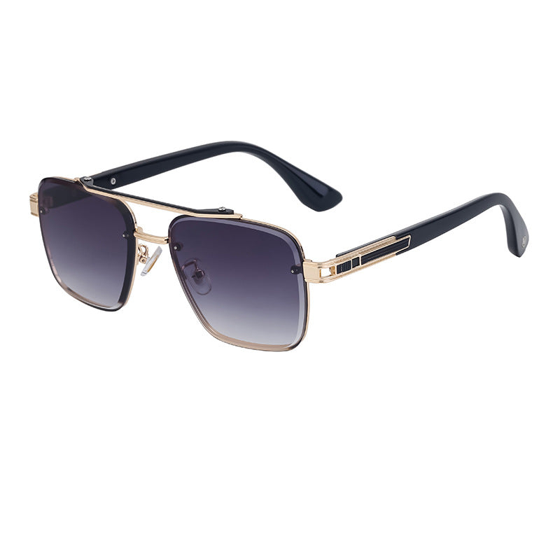 Mens Fashionable Square-frame Sunglasses