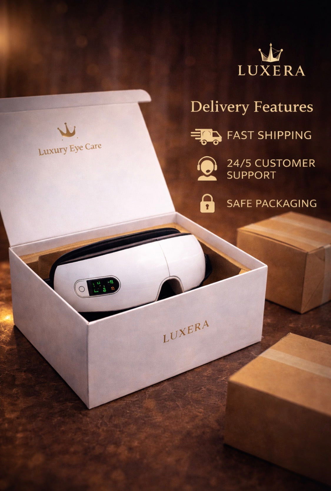 Eye Massager Air Pressure Eye Massager Hot Compress Massage Eye Mask