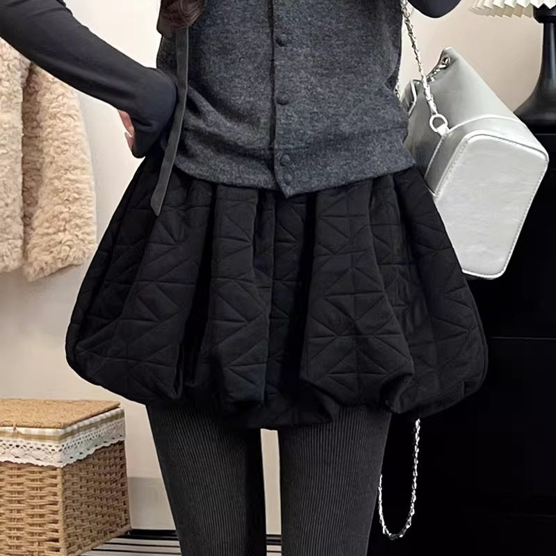 Sophisticated Textured Houndstooth Bloom Casual Pants