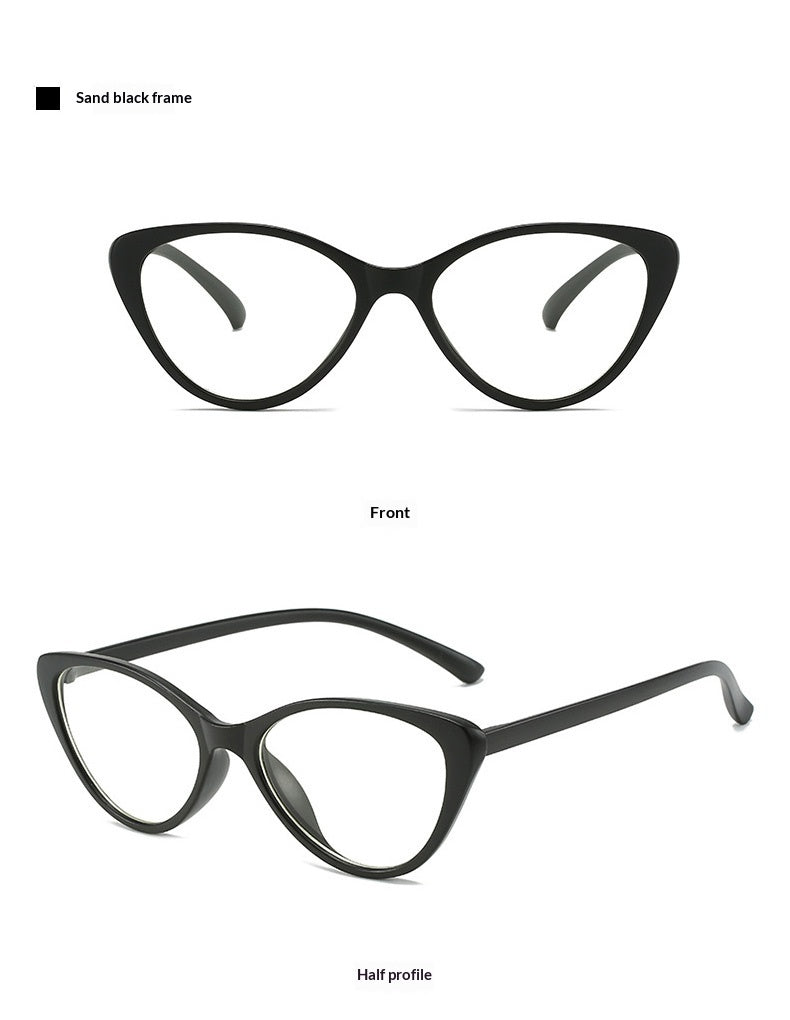 Lijia Fashion Cat Glasses Anti Blue Light Glasses Zhao Liying Same Style Goggles 9063