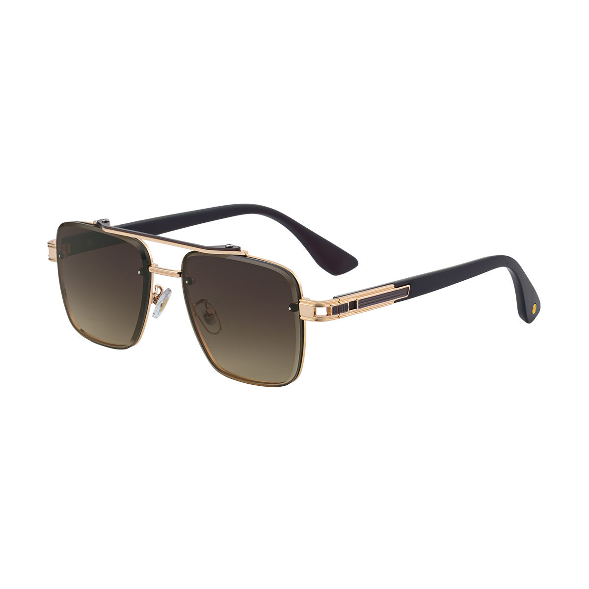 Mens Fashionable Square-frame Sunglasses