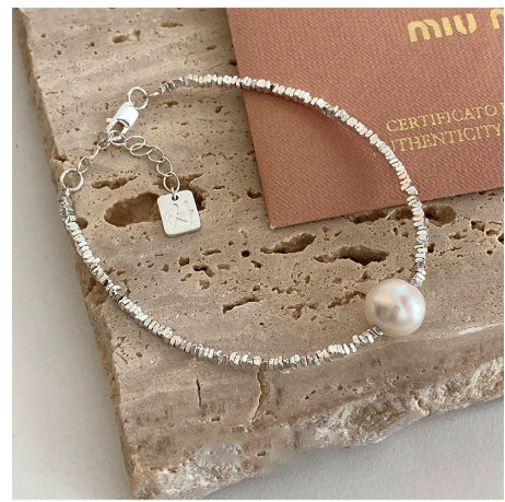 Women's S925 Sterling Silver Love Square Brand Bracelet