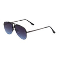 Mens Fashion Metal Half-Frame Sunglasses