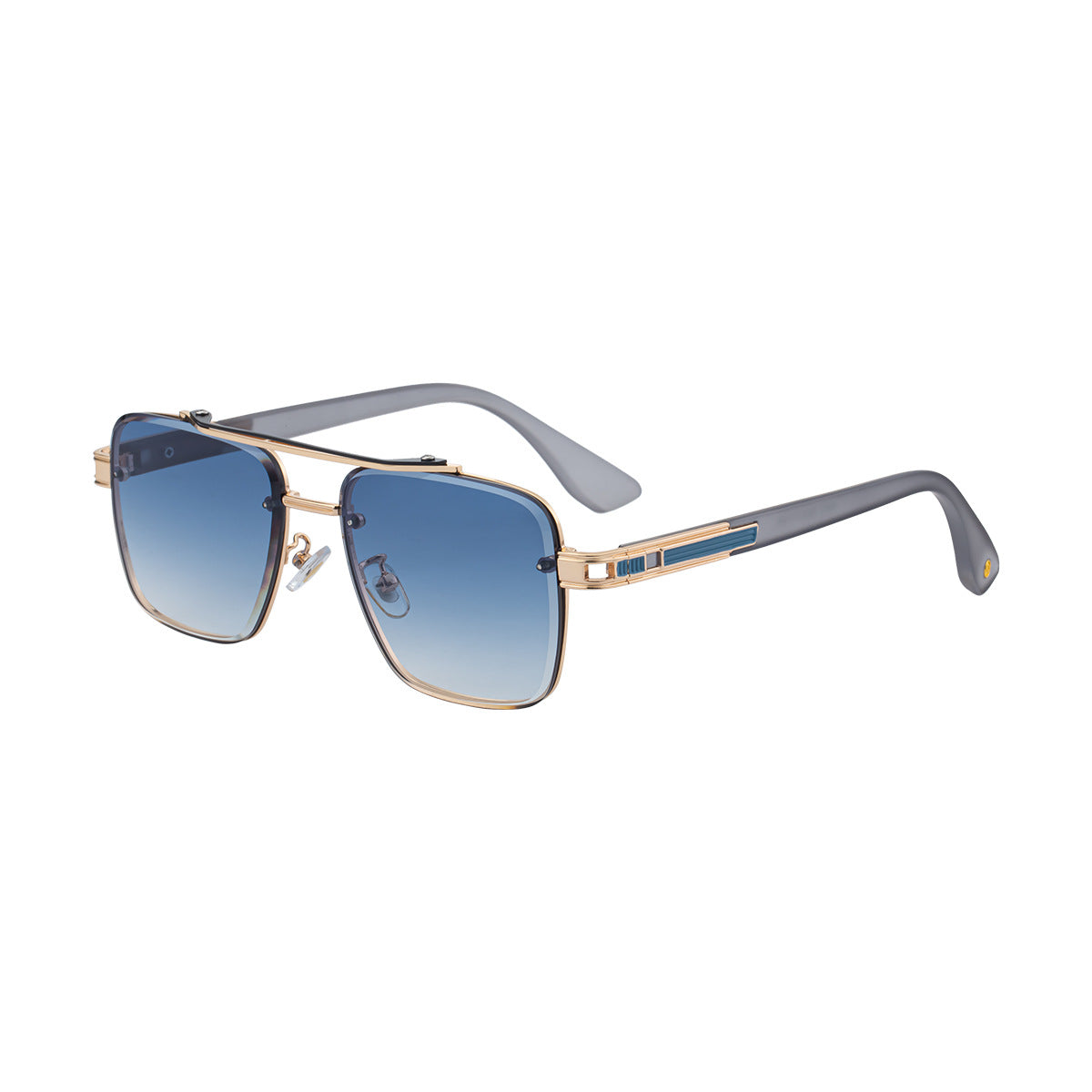 Mens Fashionable Square-frame Sunglasses