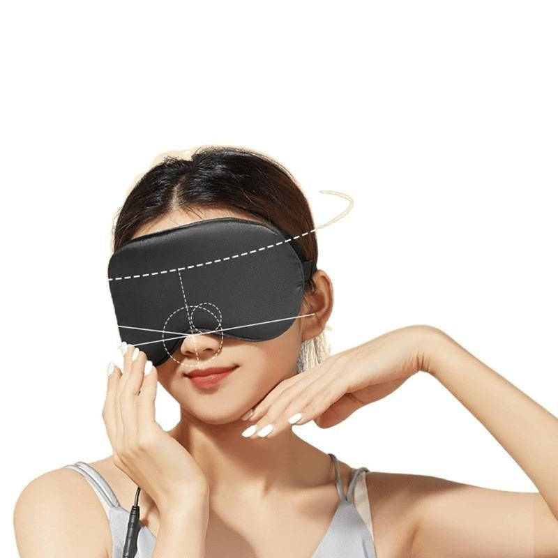 Solid-color Steam Eye Mask For Fatigue Relief