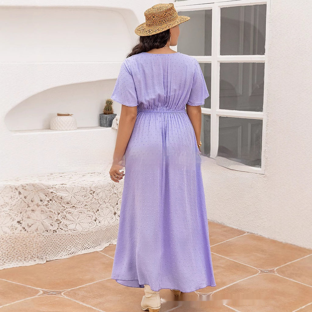 Fashionable Slim-fit Sexy And Elegant Plus-size Work Dress For Women