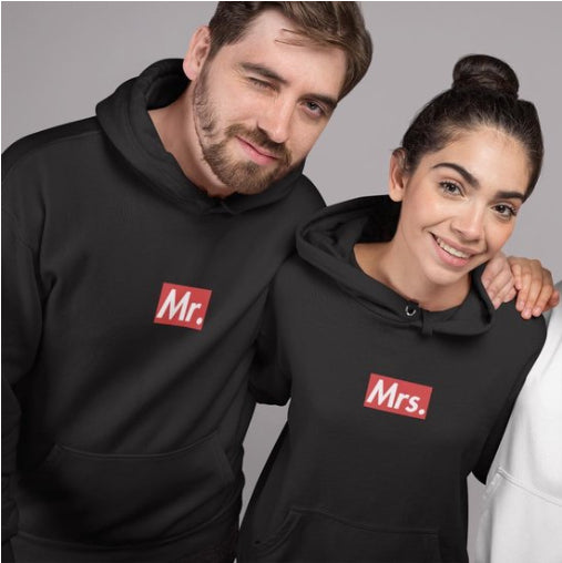 Fashionable Unisex Solid-color Hooded Sweatshirt For Couples
