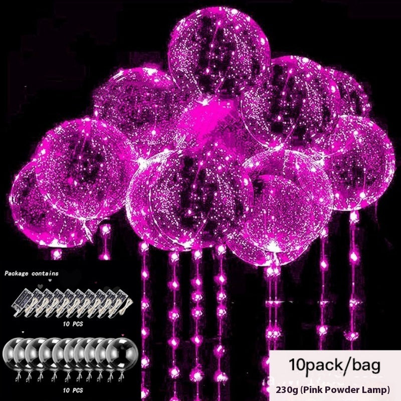 Helium Floating Air Led Glowing Balloon Party Decoration Balloon