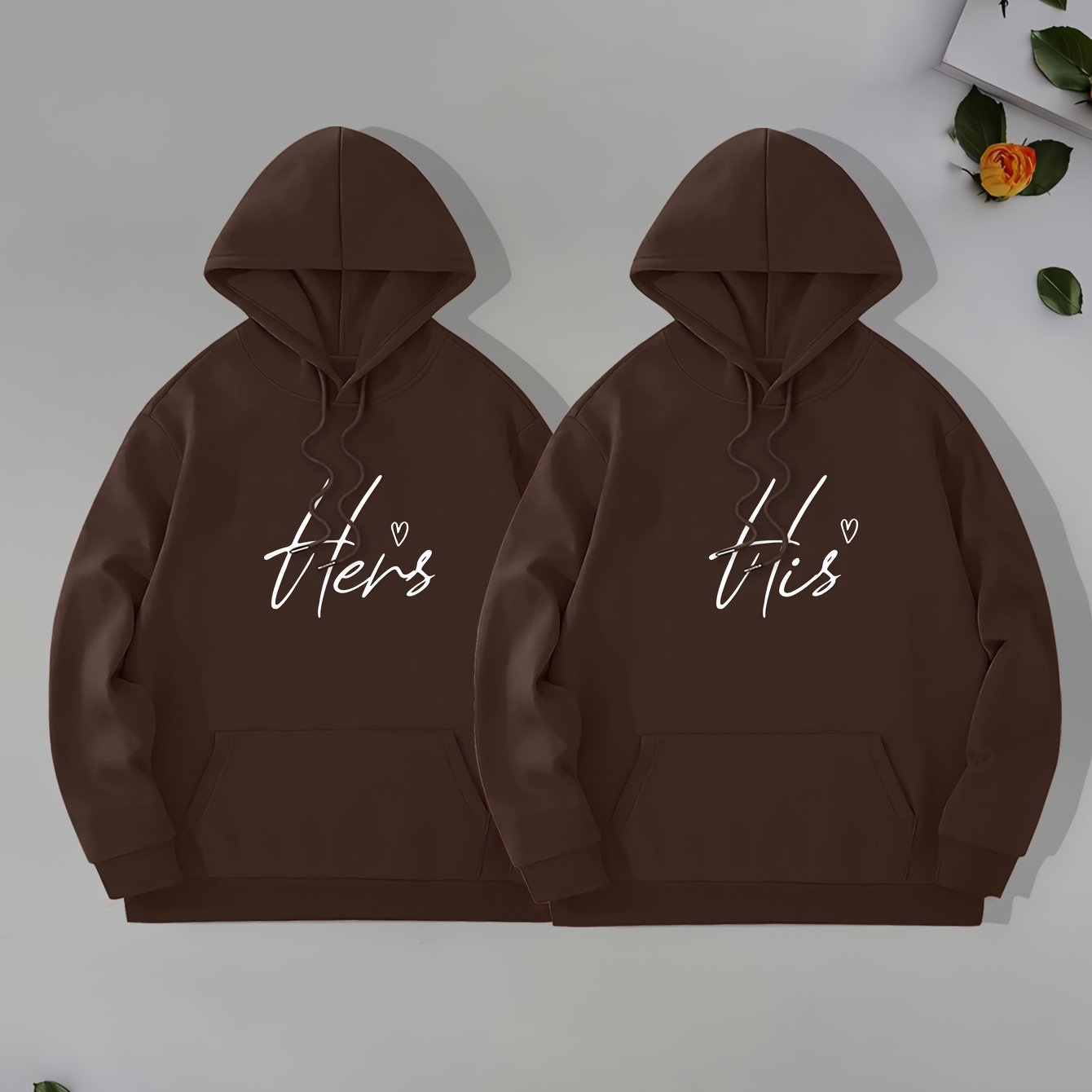 Stylish Casual Loose-fitting Unisex Hoodie For Couples