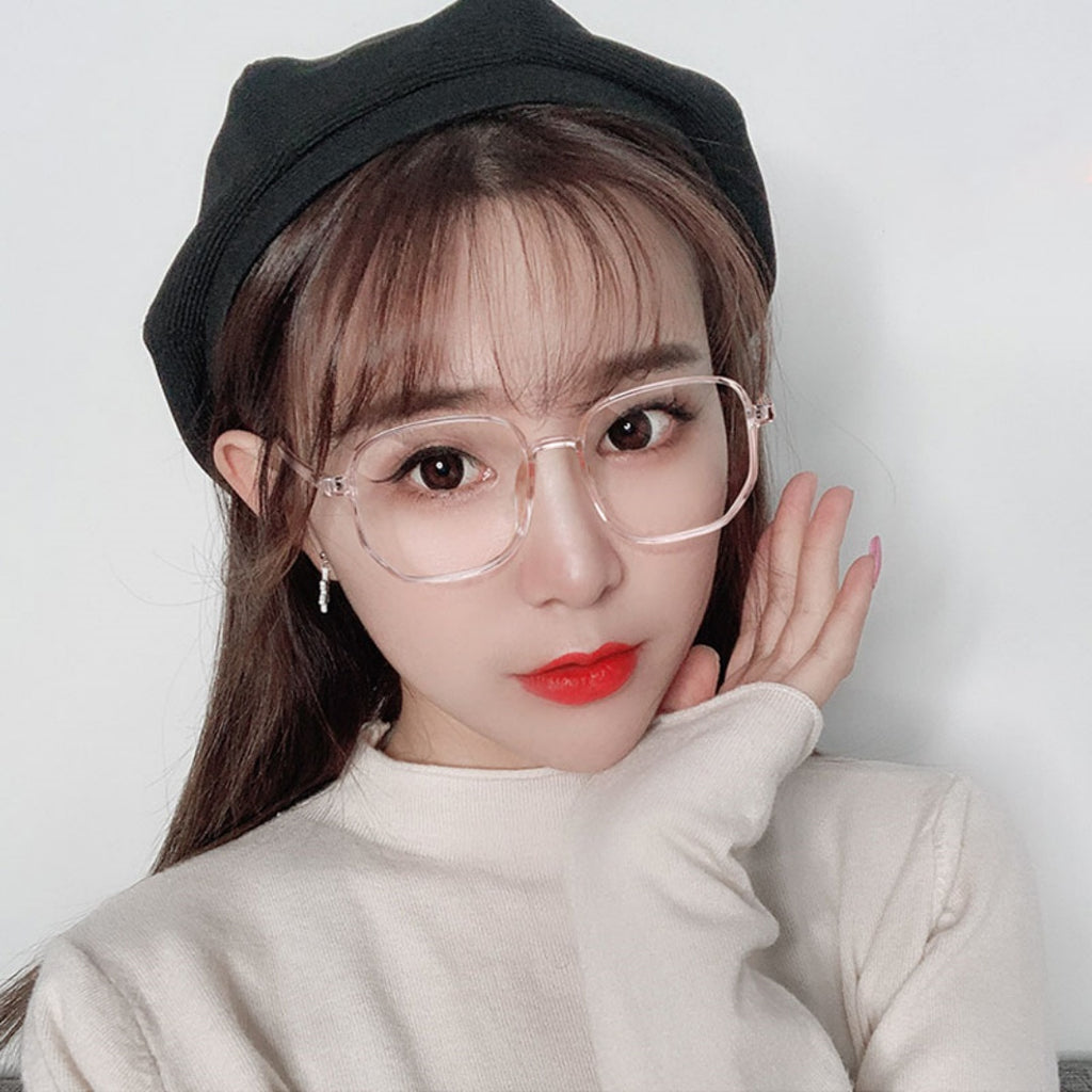 Lijia Korean Version Large Frame Anti Blue Light Goggles, Internet Famous, Same Style Glasses 1535